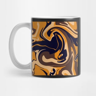 Tiger Stripes / Caramel Marble Mug